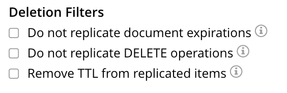 filter xdcr deletion filters