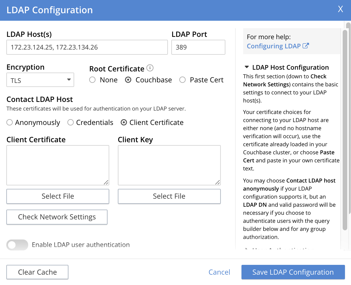 contactLDAPhostClientCertificate