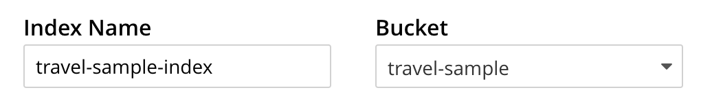 fts index name and bucket default