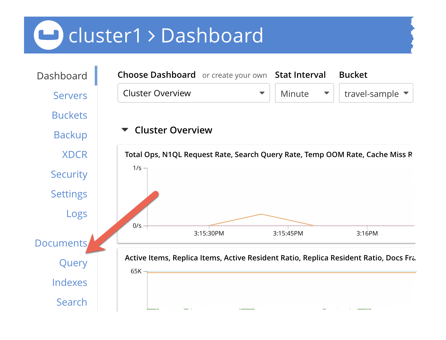 accessing the query tool