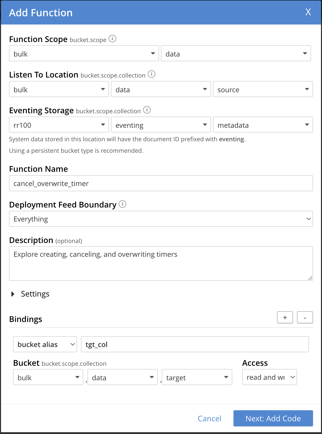 cancel overwrite timer 01 settings