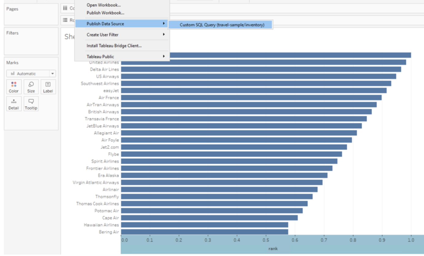 Publish Data Source